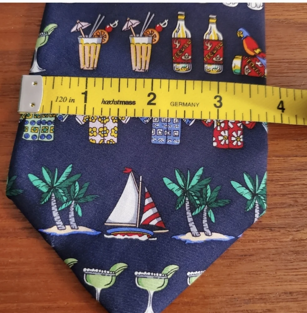 Set of Vintage Bar Themed Ties